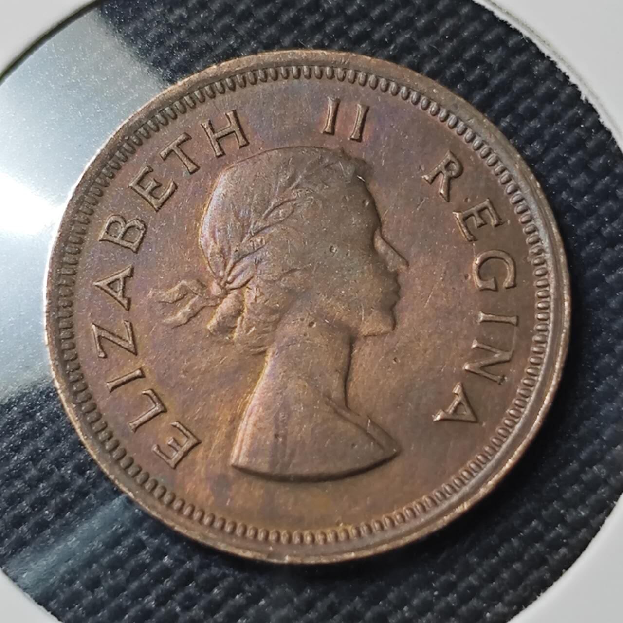 KK钱币收藏小铺  第390期  2月预留时间 周末发货  英属南非1/4D