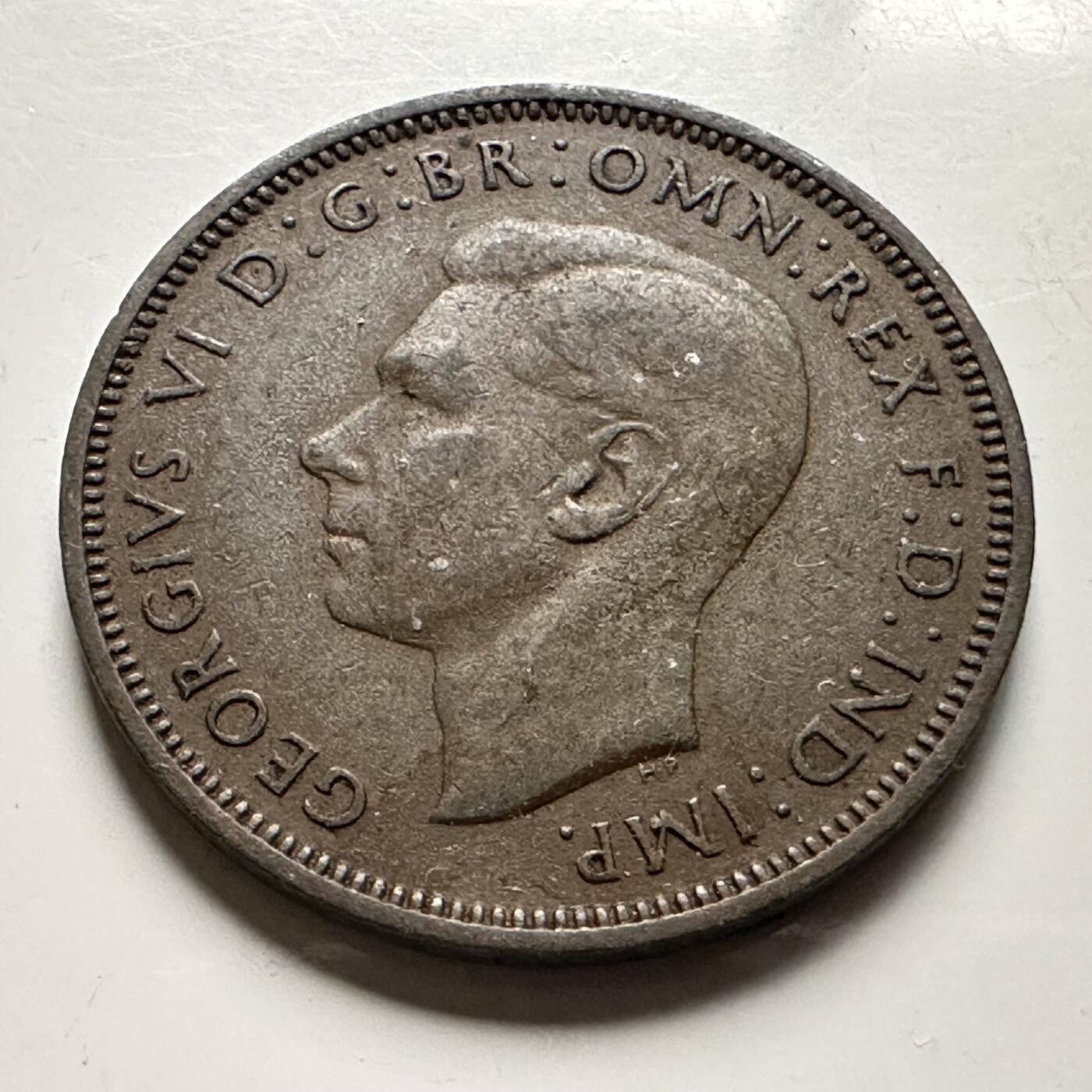 🌹外币初藏🌹🐯2026年第13场  每周二四六晚8️⃣点 接代拍 英国1946年1/2便士