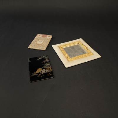 上海都达杂项专场九（全场包邮） - 清 莳绘镜、西洋铜鎏金 镜 2件1-407