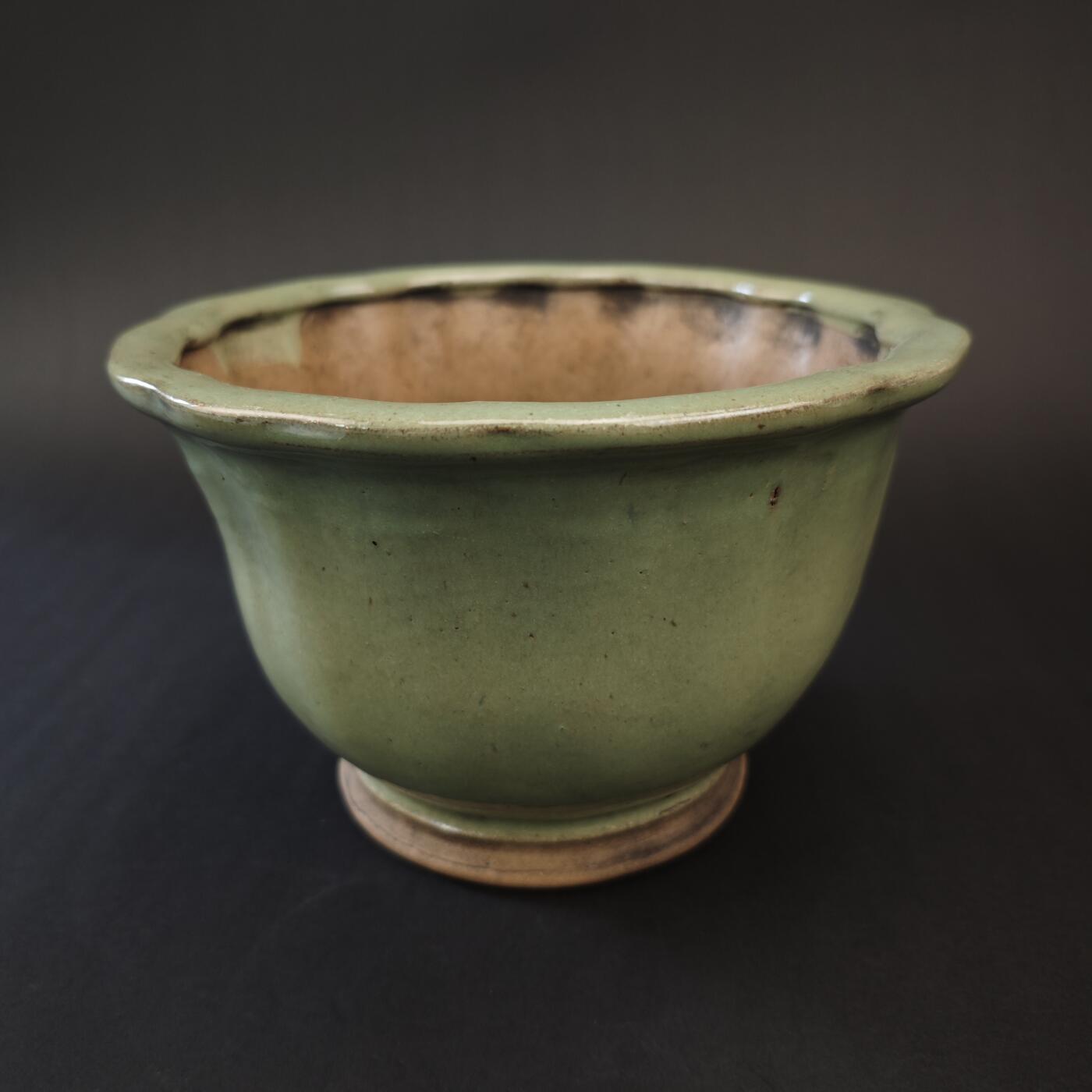 上海都达杂项专场九（全场包邮） 清 绿釉花盆1-465