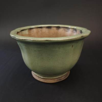 上海都达杂项专场九（全场包邮） - 清 绿釉花盆1-465