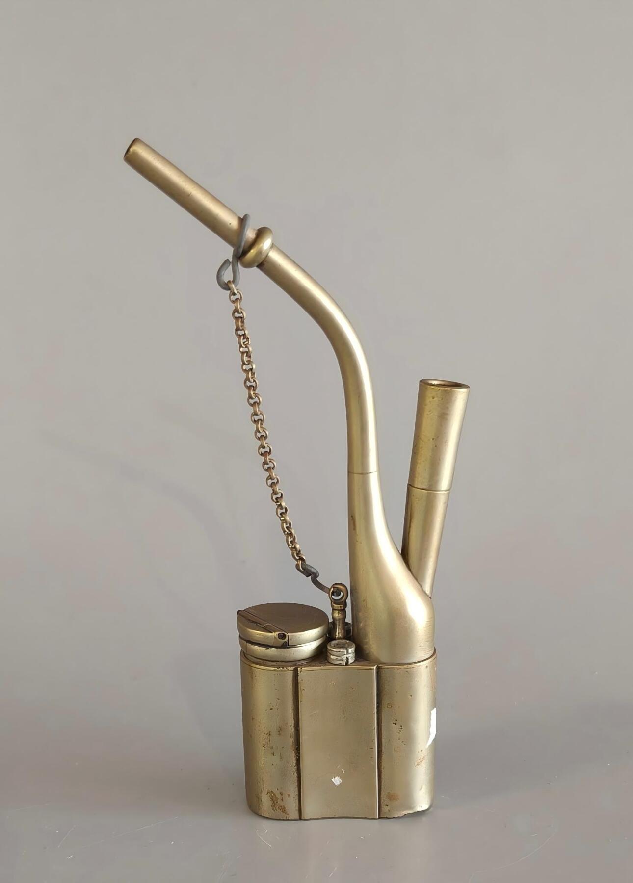 上海都达杂项专场九（全场包邮） 清 白铜水烟斗1-321