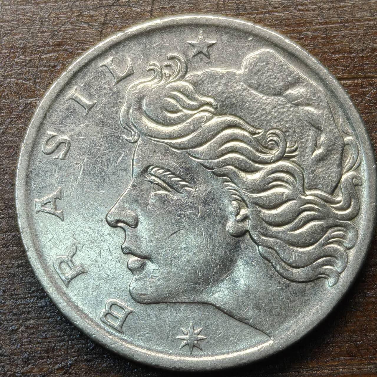 【铜匠收藏】★第142★散币专场 不寄存，30包邮。不满30元，支付5元运费。《接受代拍 代送NGC评级》 12【无寄存】巴西 1970年 1分 钢币 女神 光边