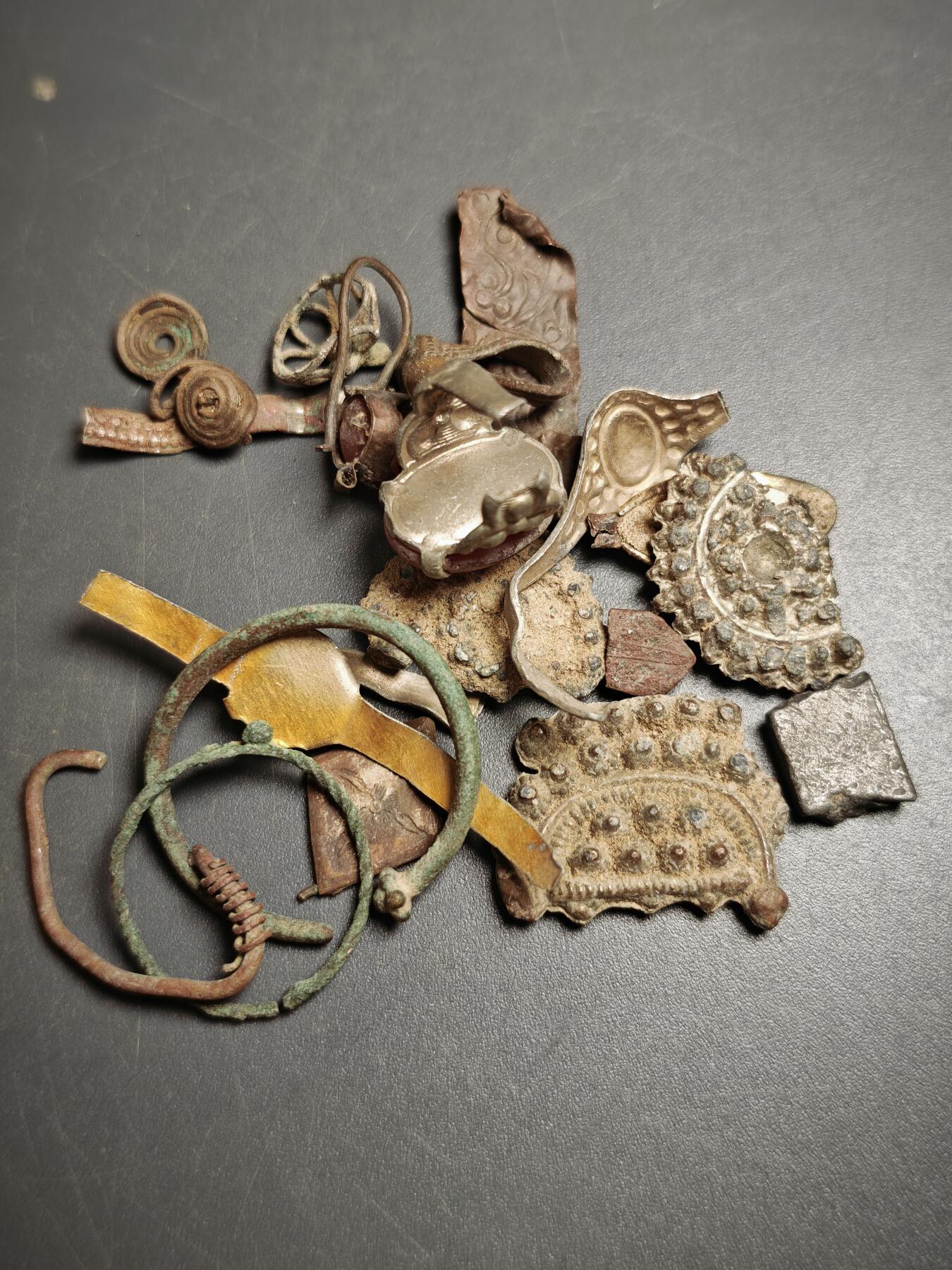 113期新疆红钱粟特钱币丝路钱币专场 老碎银子