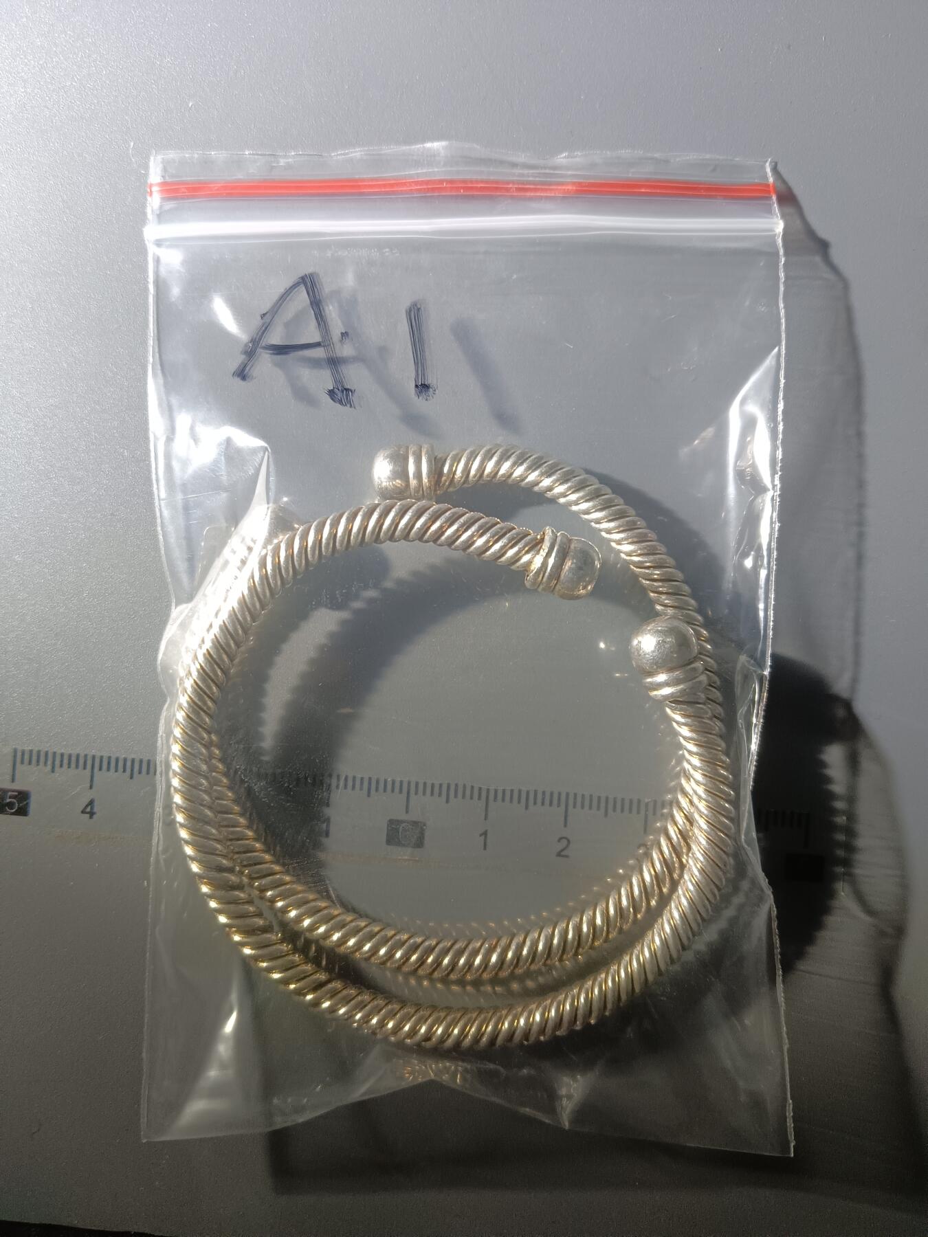 113期新疆红钱粟特钱币丝路钱币专场 A1回流手镯