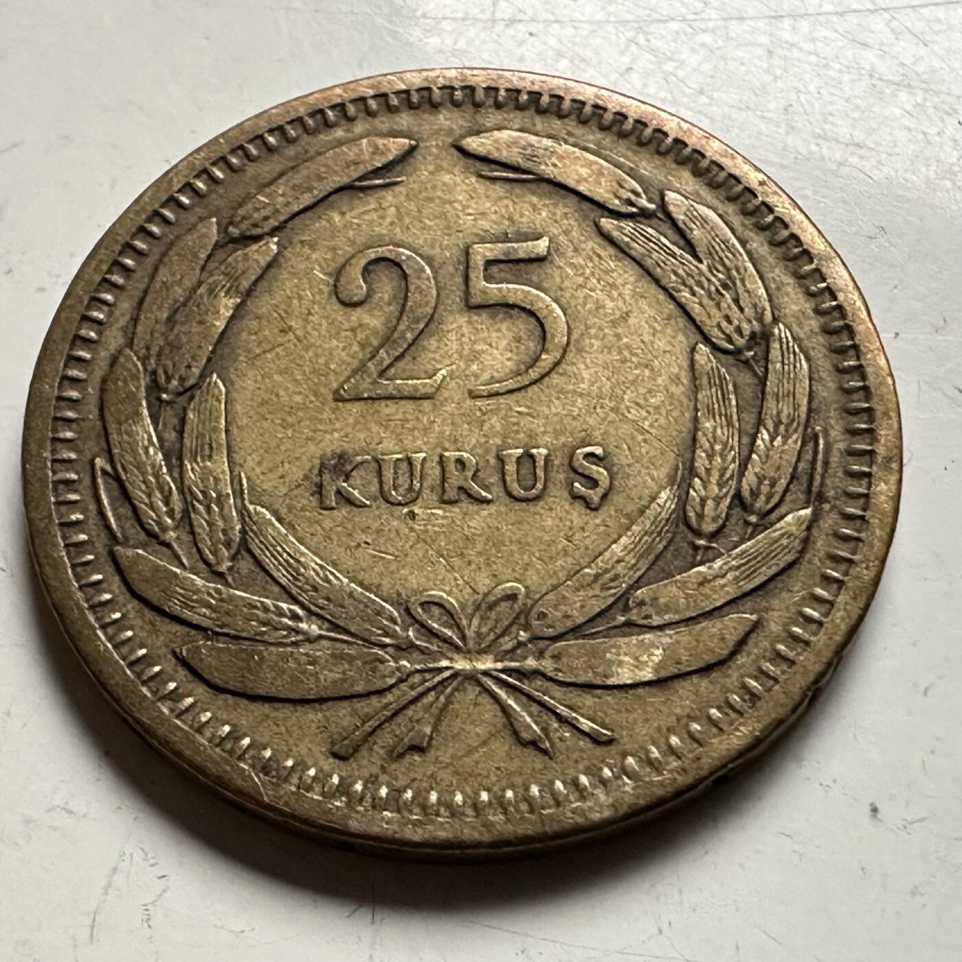 🌹外币初藏🌹🐯2026年第13场  每周二四六晚8️⃣点 接代拍 土耳其1955年25库鲁