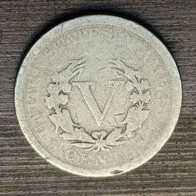 【铜匠收藏】★第142★散币专场 不寄存，30包邮。不满30元，支付5元运费。《接受代拍 代送NGC评级》 - 2【无寄存】1902年 美国自由女神V字 5美分