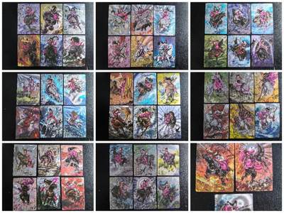 阳大大卡牌拍卖第96期（持续收拍品，周五晚上九点截拍，进群福利早知道） - 卡德曼 忠义水浒 谷粒三娘 48张全套，稀缺