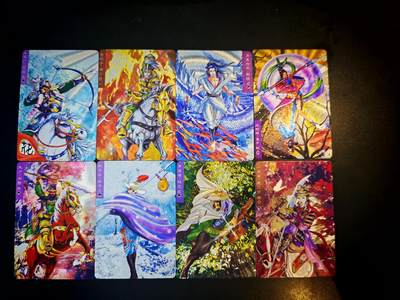 琦卡当当铺～第30期★★一大波美女正向你走来~支持寄存★★~【9点40结束】扫码加群抽[包邮券]~ - 油画水浒-8个人物-粗闪-8张