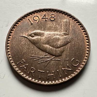 🌹外币初藏🌹🐯2026年第13场  每周二四六晚8️⃣点 接代拍 - 英国1948年一法新 a