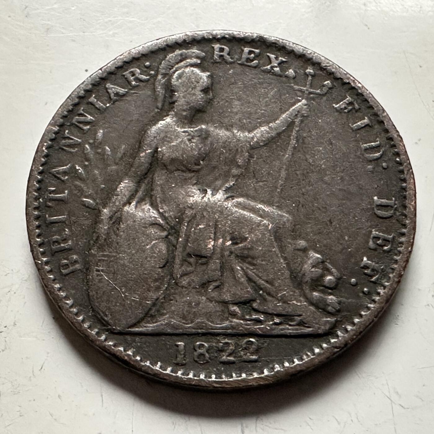 🌹外币初藏🌹🐯2026年第13场  每周二四六晚8️⃣点 接代拍 英国1822年乔治四世一法新