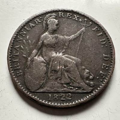 🌹外币初藏🌹🐯2026年第13场  每周二四六晚8️⃣点 接代拍 - 英国1822年乔治四世一法新