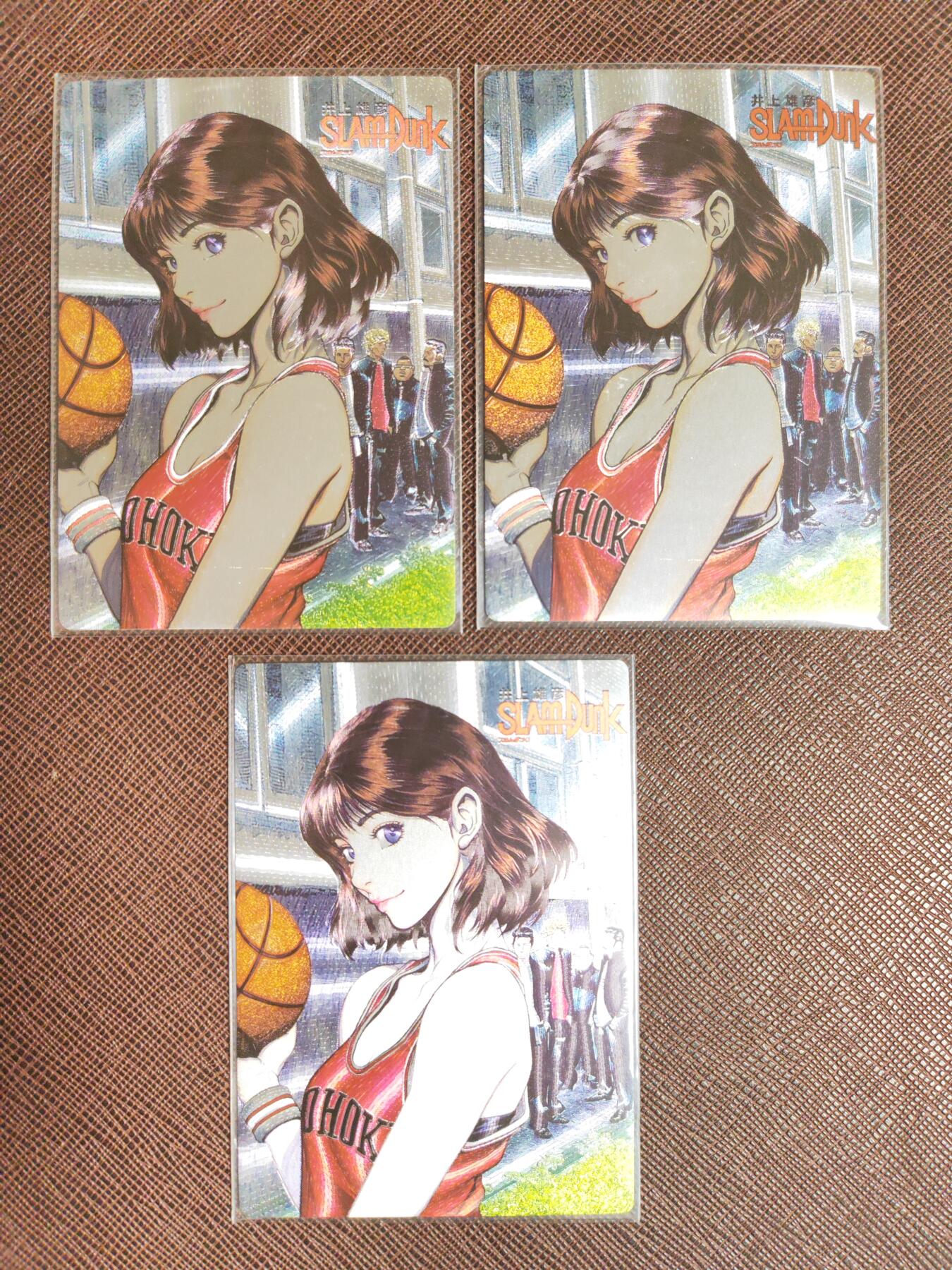 阳大大卡牌拍卖第96期（持续收拍品，周五晚上九点截拍，进群福利早知道） 灌篮高手 樱子 粗闪3张