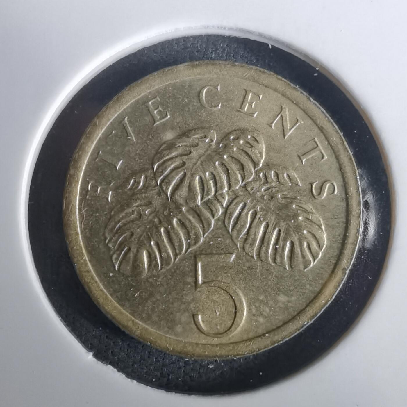 沼泽如烟--第976场 新加坡1988年五分