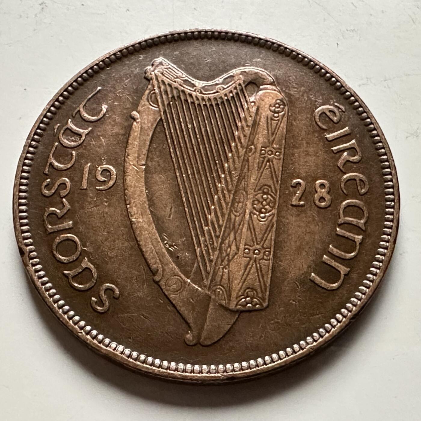 🌹外币初藏🌹🐯2026年第13场  每周二四六晚8️⃣点 接代拍 爱尔兰1928年一便士