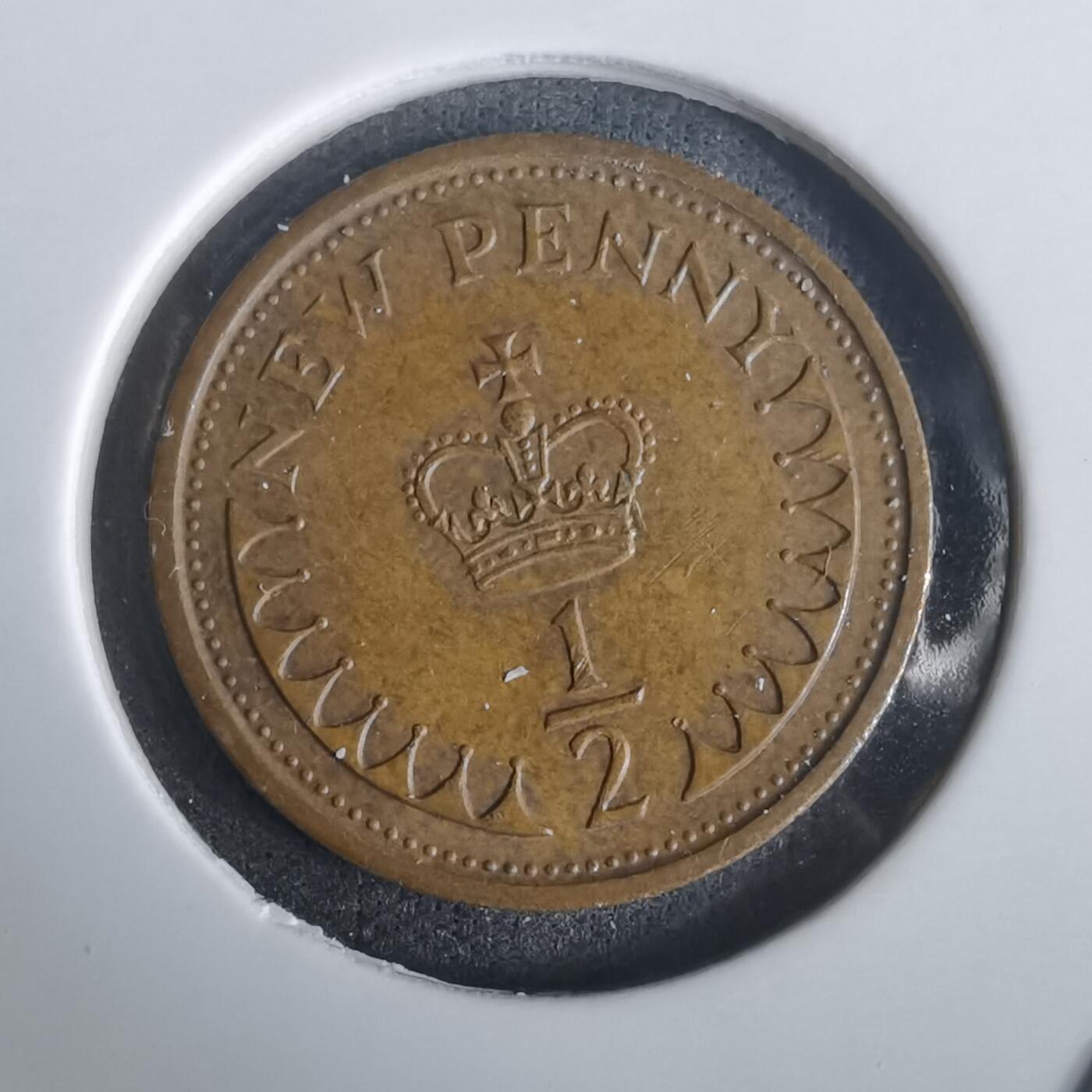 沼泽如烟--第976场 英国1974年半便士