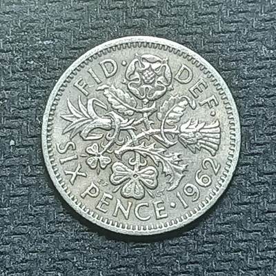 新2026B第六组世界各国精品钱币奖章纪念章花钱401-830 - 822英国6便士