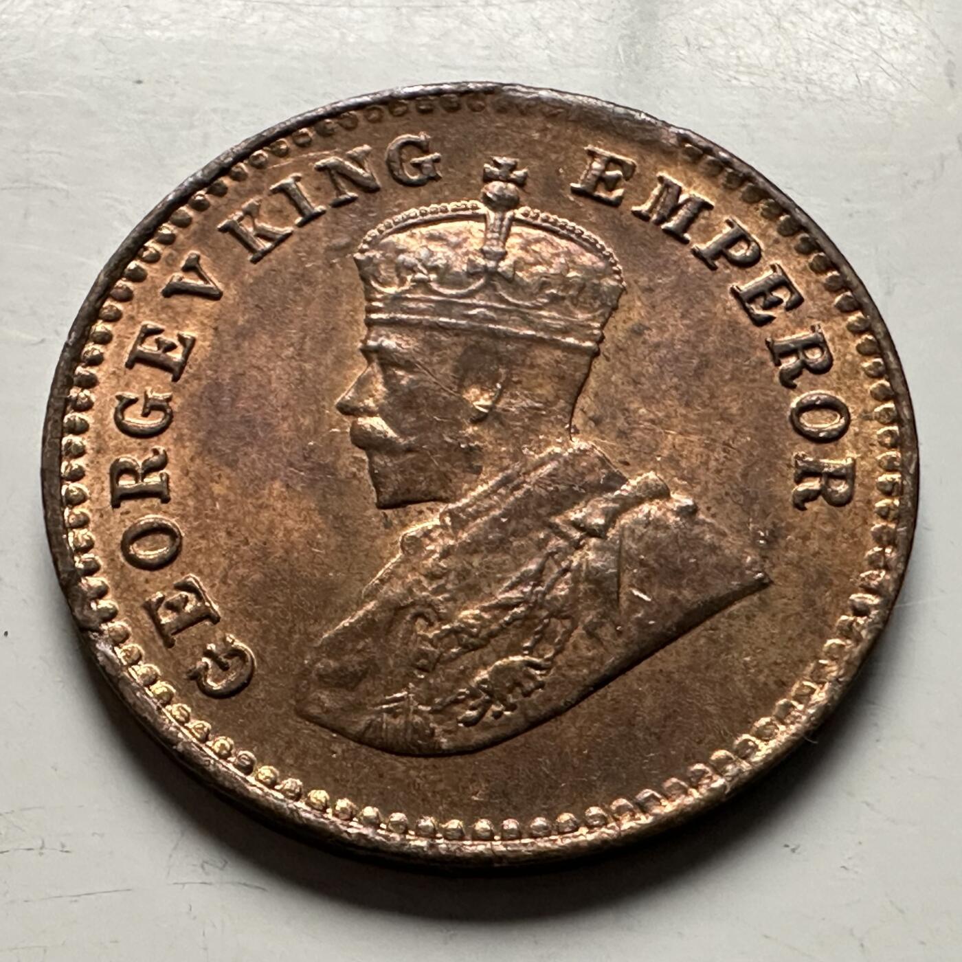 🌹外币初藏🌹🐯2026年第13场  每周二四六晚8️⃣点 接代拍 英属印度1920年1/12安娜 e