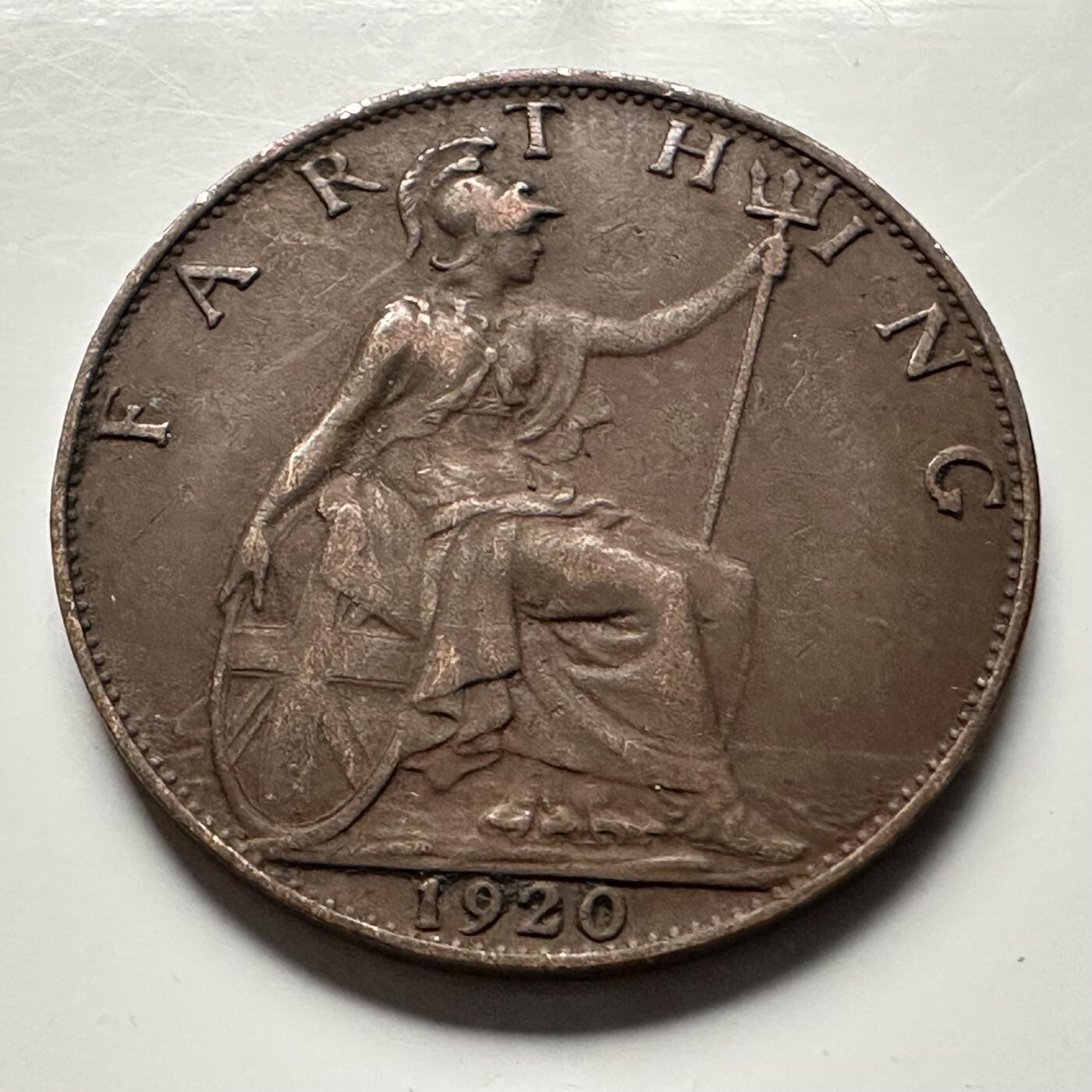 🌹外币初藏🌹🐯2026年第13场  每周二四六晚8️⃣点 接代拍 英国1920年一法新 a