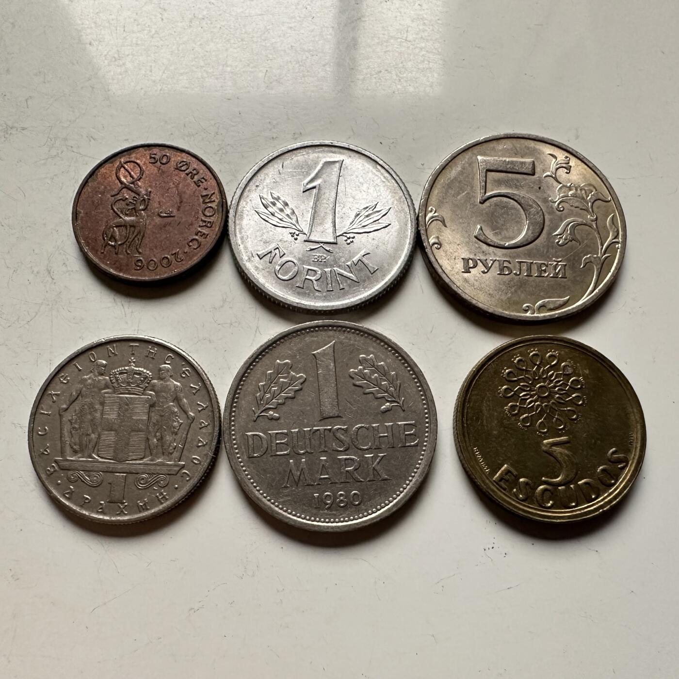 🌹外币初藏🌹🐯2026年第13场  每周二四六晚8️⃣点 接代拍 欧洲散币6枚