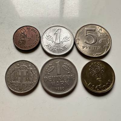 🌹外币初藏🌹🐯2026年第13场  每周二四六晚8️⃣点 接代拍 - 欧洲散币6枚