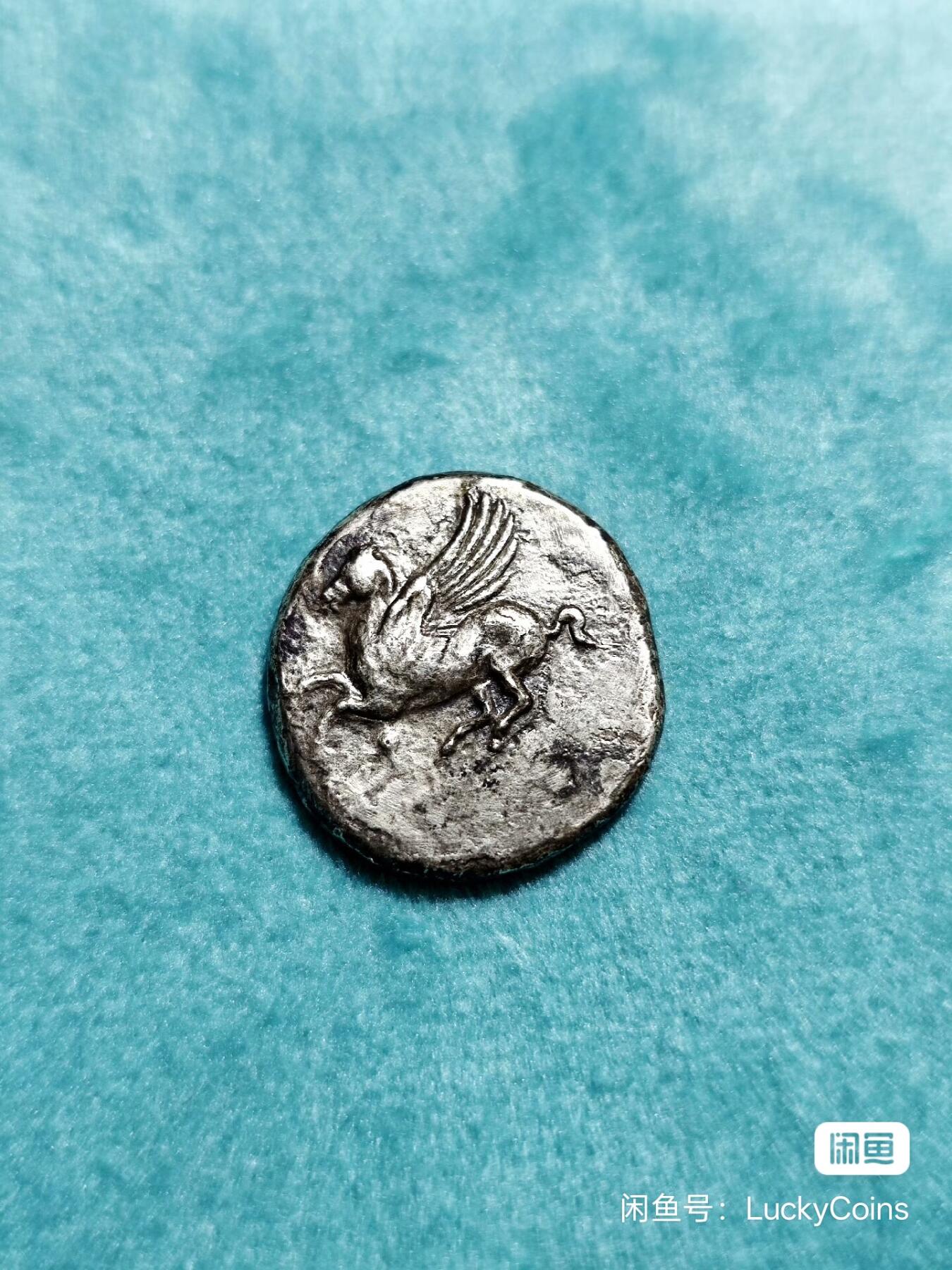 古希腊雅典娜和飞马银币-水瓶座守护神