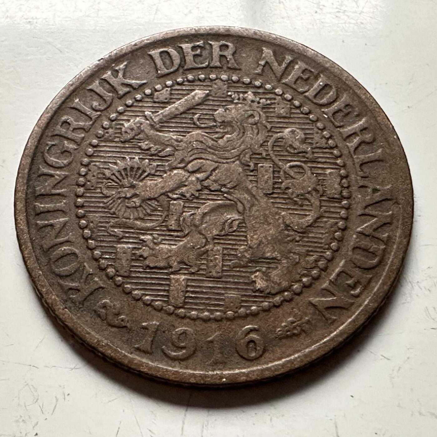 🌹外币初藏🌹🐯2026年第13场  每周二四六晚8️⃣点 接代拍 荷兰1916年2.5分