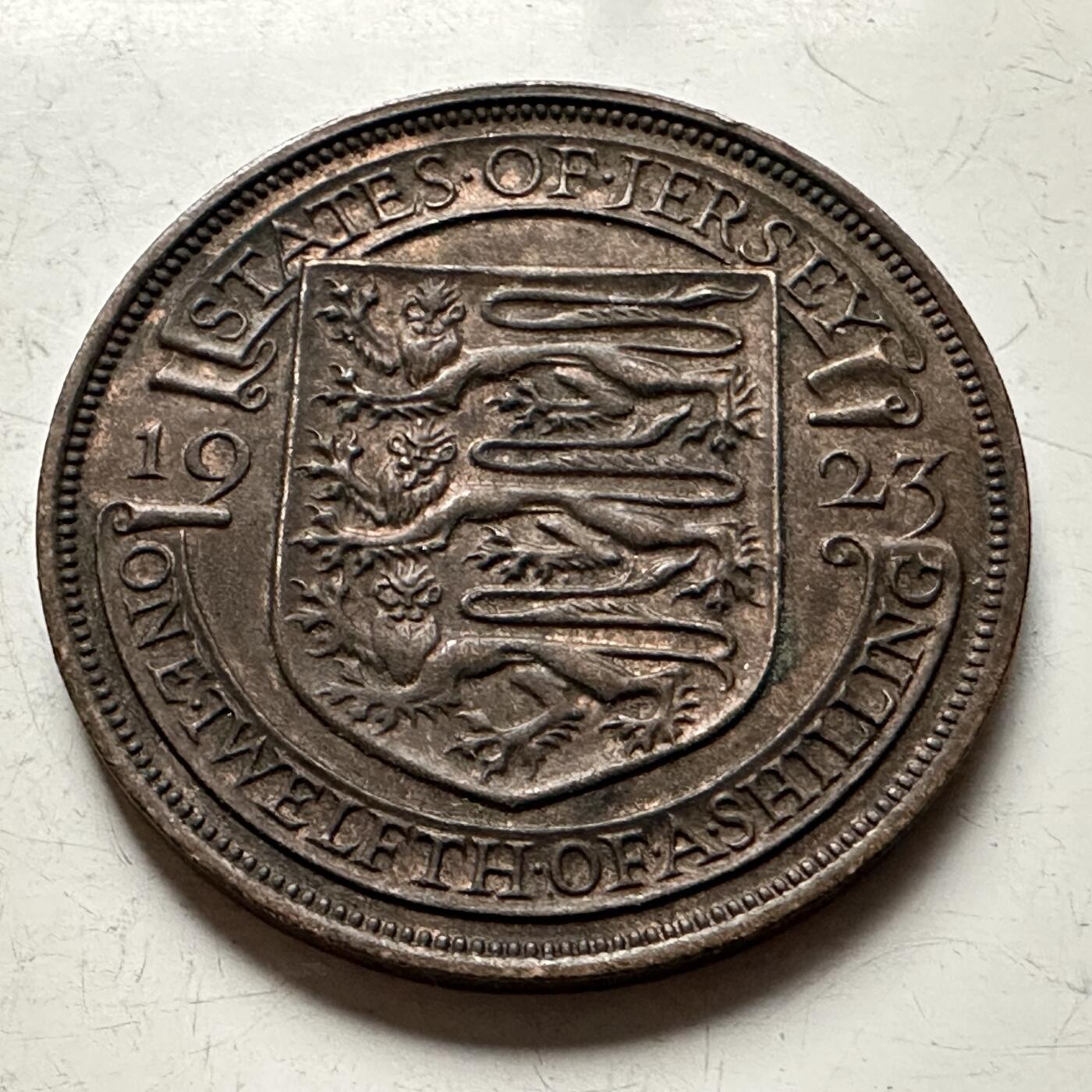 🌹外币初藏🌹🐯2026年第13场  每周二四六晚8️⃣点 接代拍 泽西岛1923年1/12先令