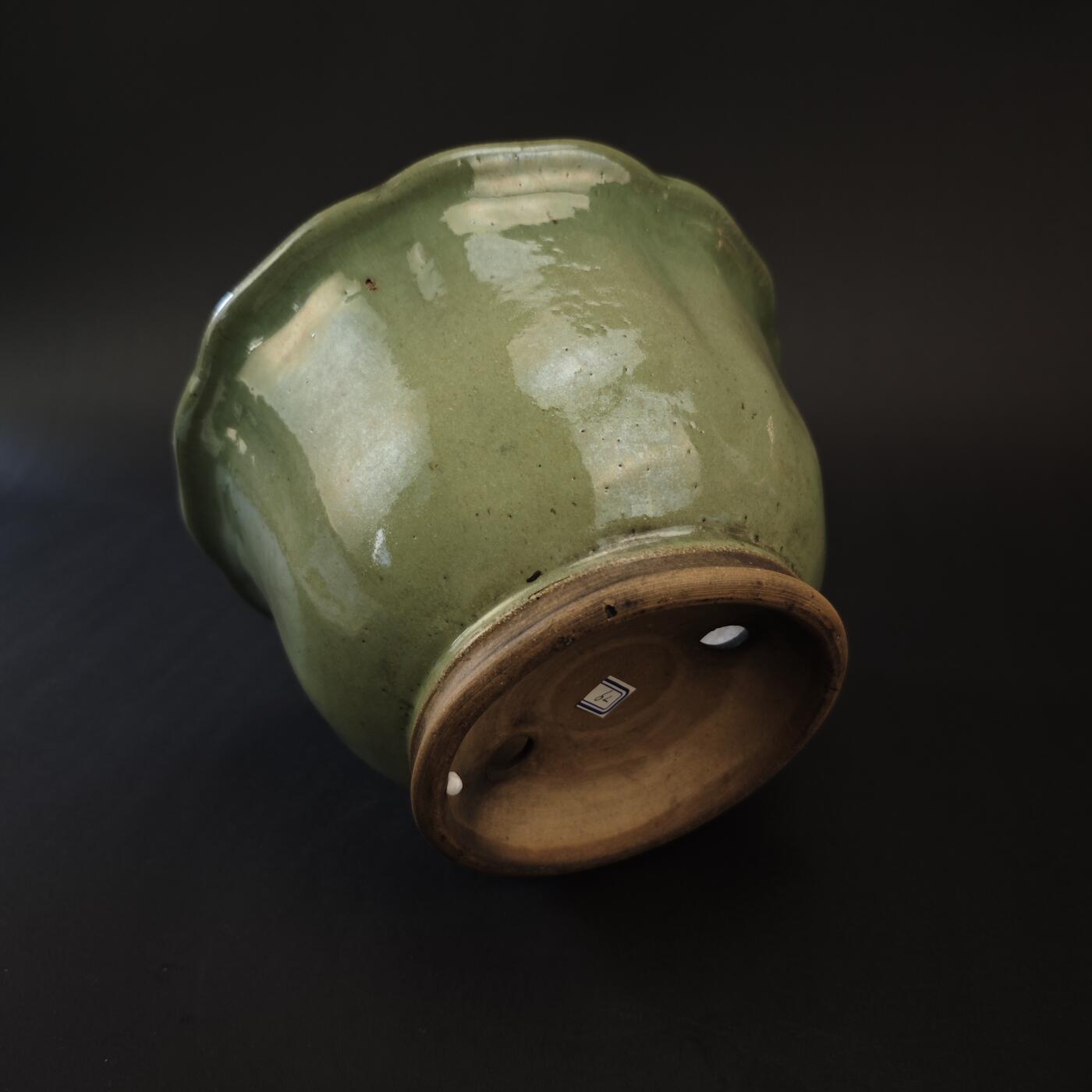 上海都达杂项专场九（全场包邮） 清 绿釉花盆1-465