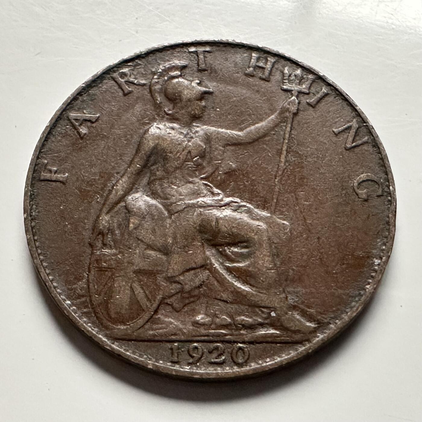 🌹外币初藏🌹🐯2026年第13场  每周二四六晚8️⃣点 接代拍 英国1920年一法新 b