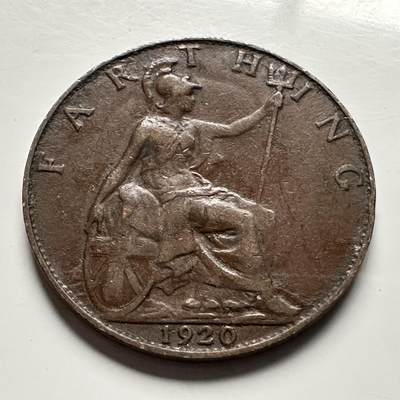 🌹外币初藏🌹🐯2026年第13场  每周二四六晚8️⃣点 接代拍 - 英国1920年一法新 b