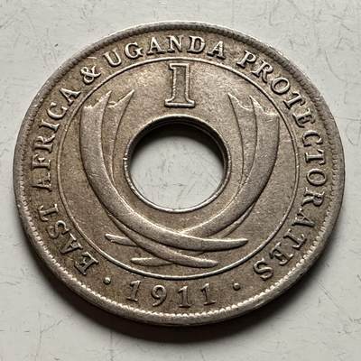 🌹外币初藏🌹🐯2026年第13场  每周二四六晚8️⃣点 接代拍 - 英属东非和乌干达保护地1911年一分