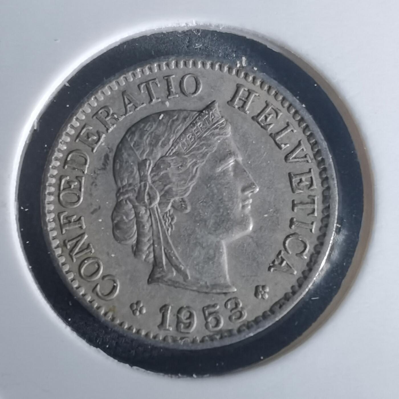 沼泽如烟--第977场 瑞士1953年五分