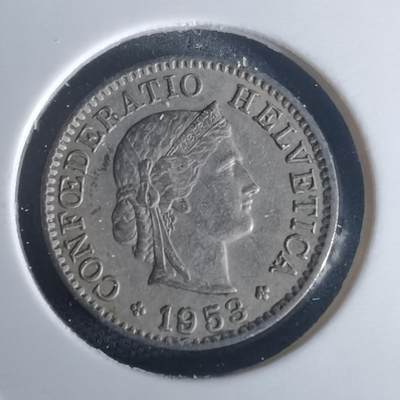 沼泽如烟--第977场 - 瑞士1953年五分