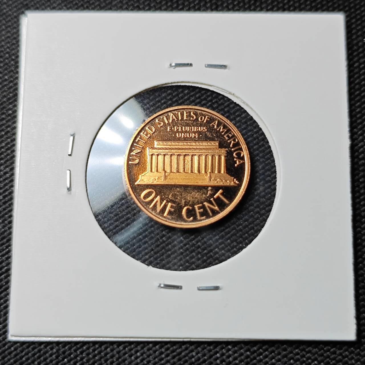 KK钱币收藏小铺  第390期  2月预留时间 周末发货  1987美国1美分精制币