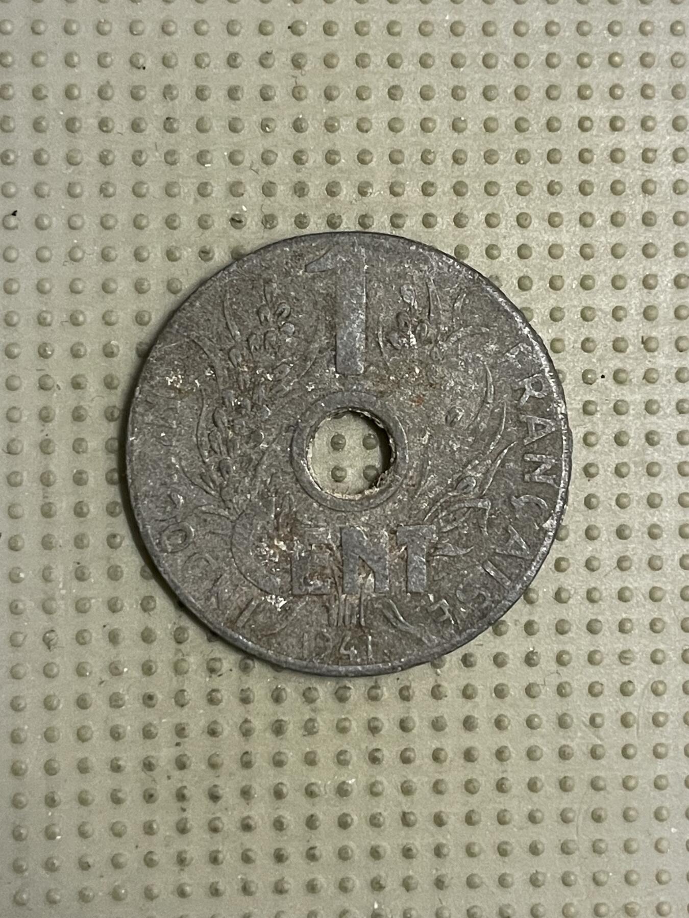 2026年第18场各国散币拍卖（总第168场） 法属印度支那1941年1分