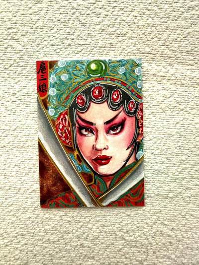 天玑星卡拍第165期《1.26周一截拍》持续收拍收评中 满赠卡需备注 - 【手绘卡】居子 扈三娘 手绘卡