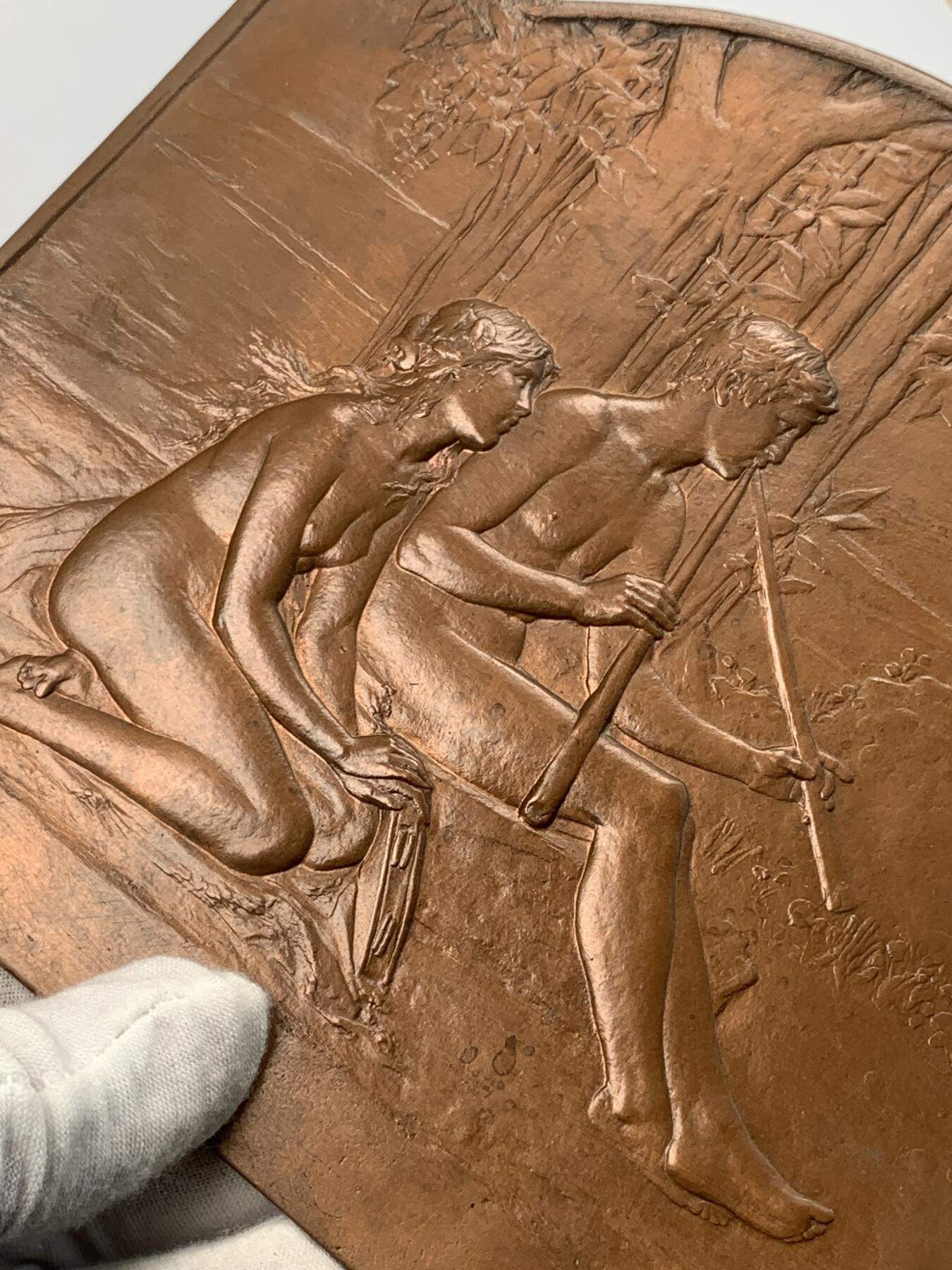 掌中浮雕-藏着的欧洲第051场 名家名作之《音乐》，  作者: 夏尔.皮列（ch.pillet）  规格: 177mm*155mm