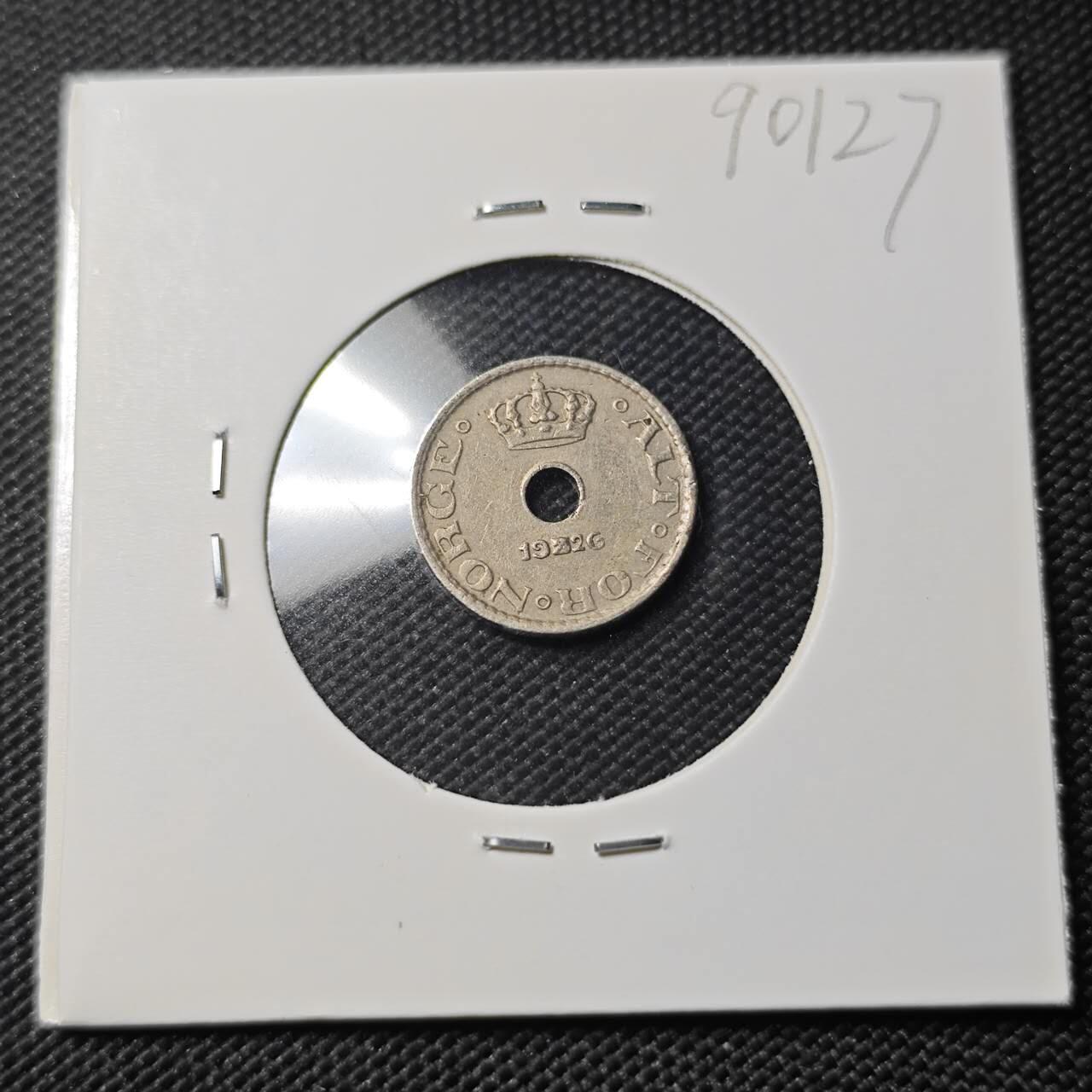 KK钱币收藏小铺  第390期  2月预留时间 周末发货  1926挪威10分