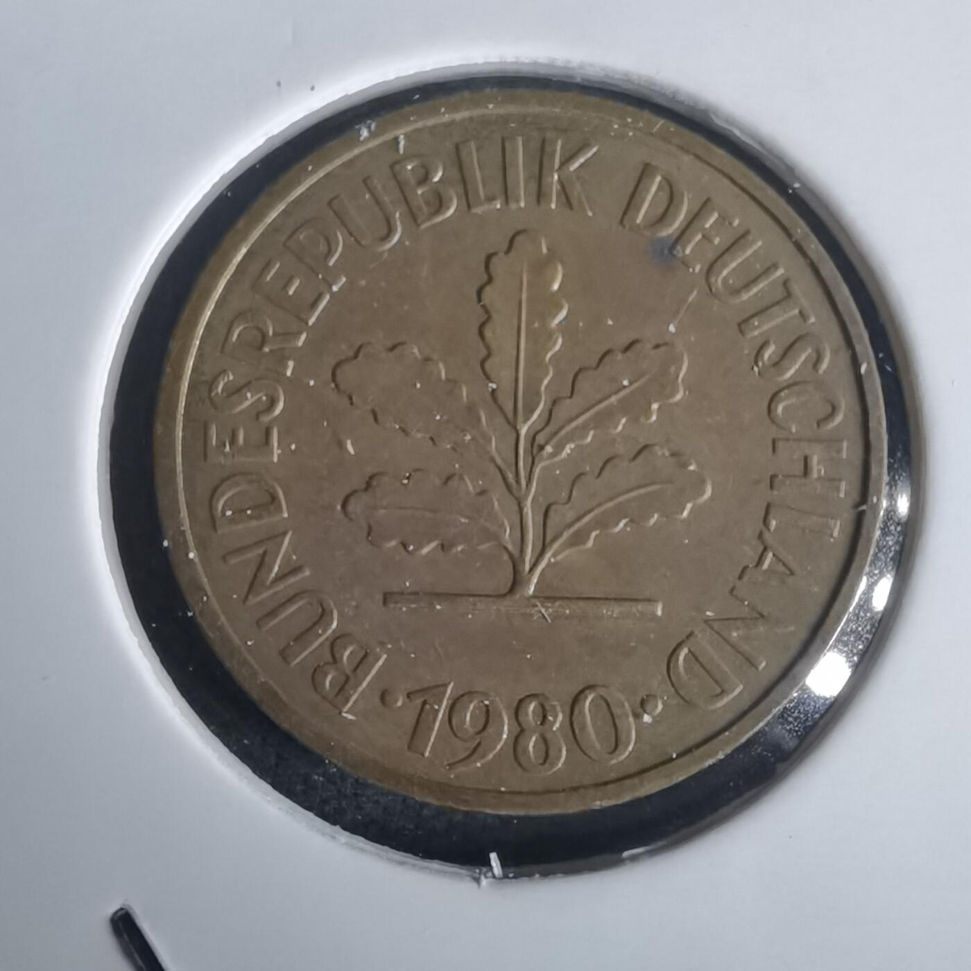 沼泽如烟--第976场 德国1980年5芬尼