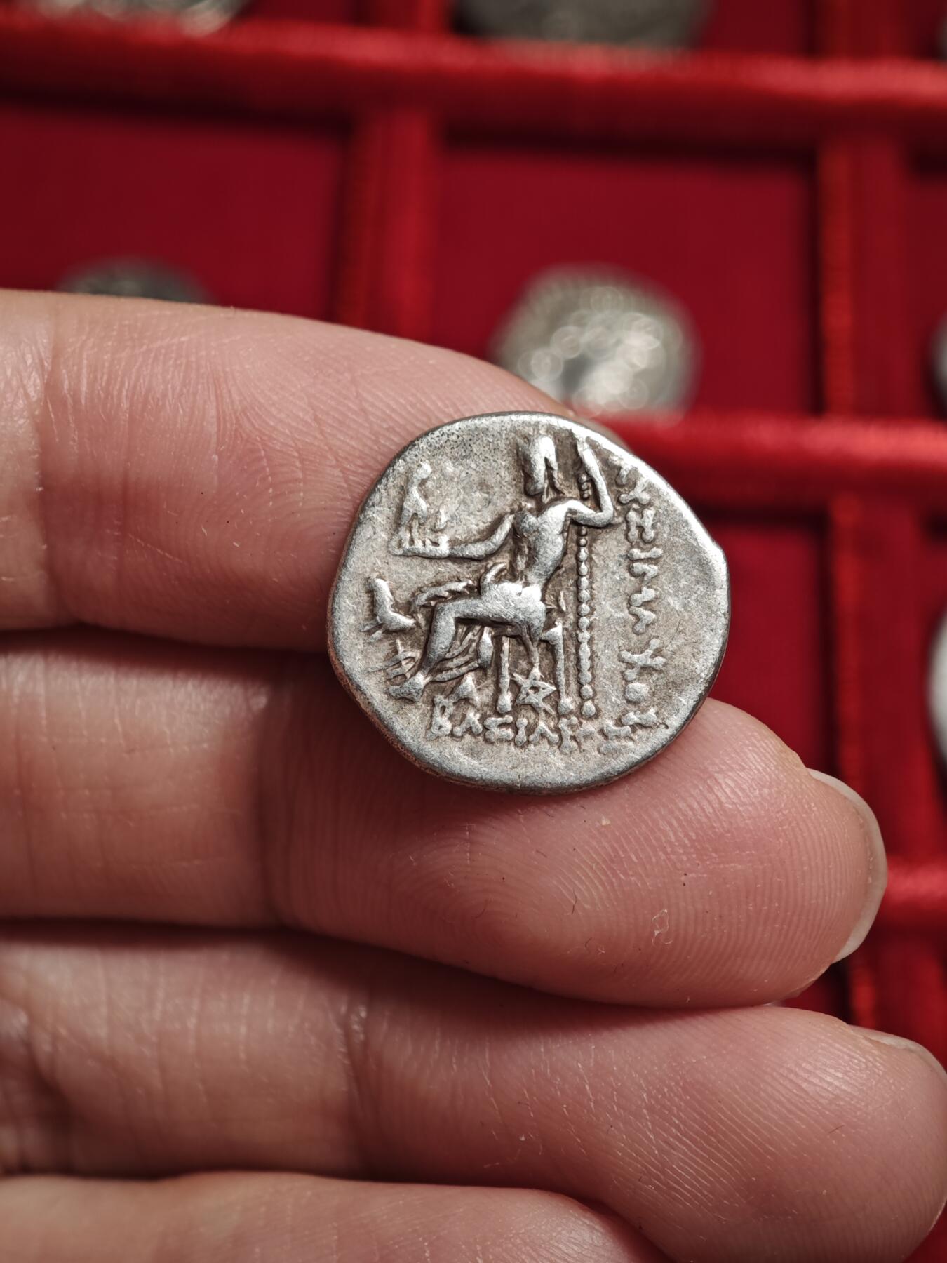 古希腊亚历山大大力神一德银币