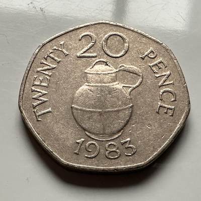 🌹外币初藏🌹🐯2026年第13场  每周二四六晚8️⃣点 接代拍 - 根西岛1983年20便士