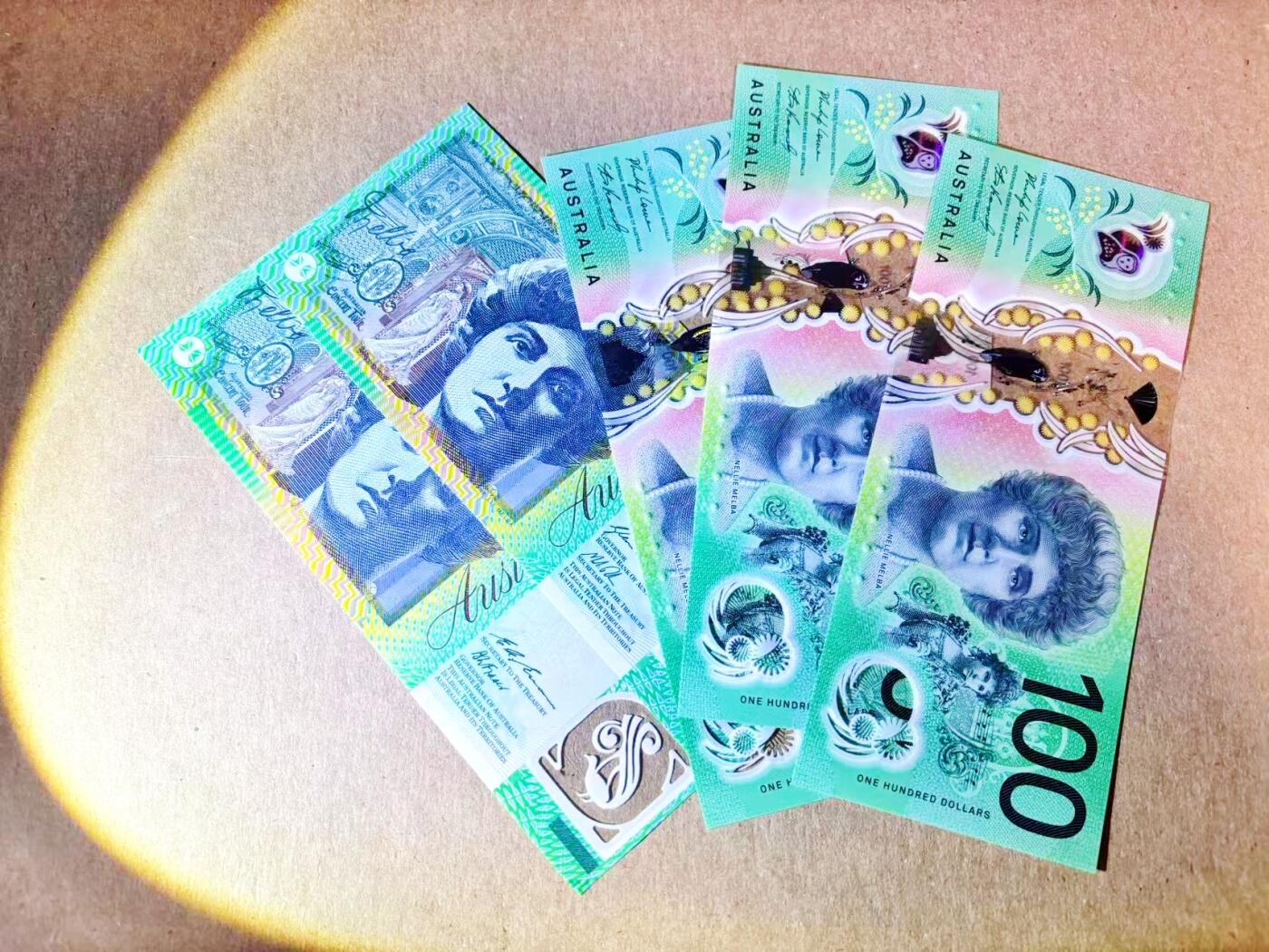 【Blue Auction】世界纸币精拍第780期——18级TOP拍卖/信誉/品质/专业/高效💫 【一组5张 含无47】澳大利亚 不同版本100元 塑料钞 全新UNC