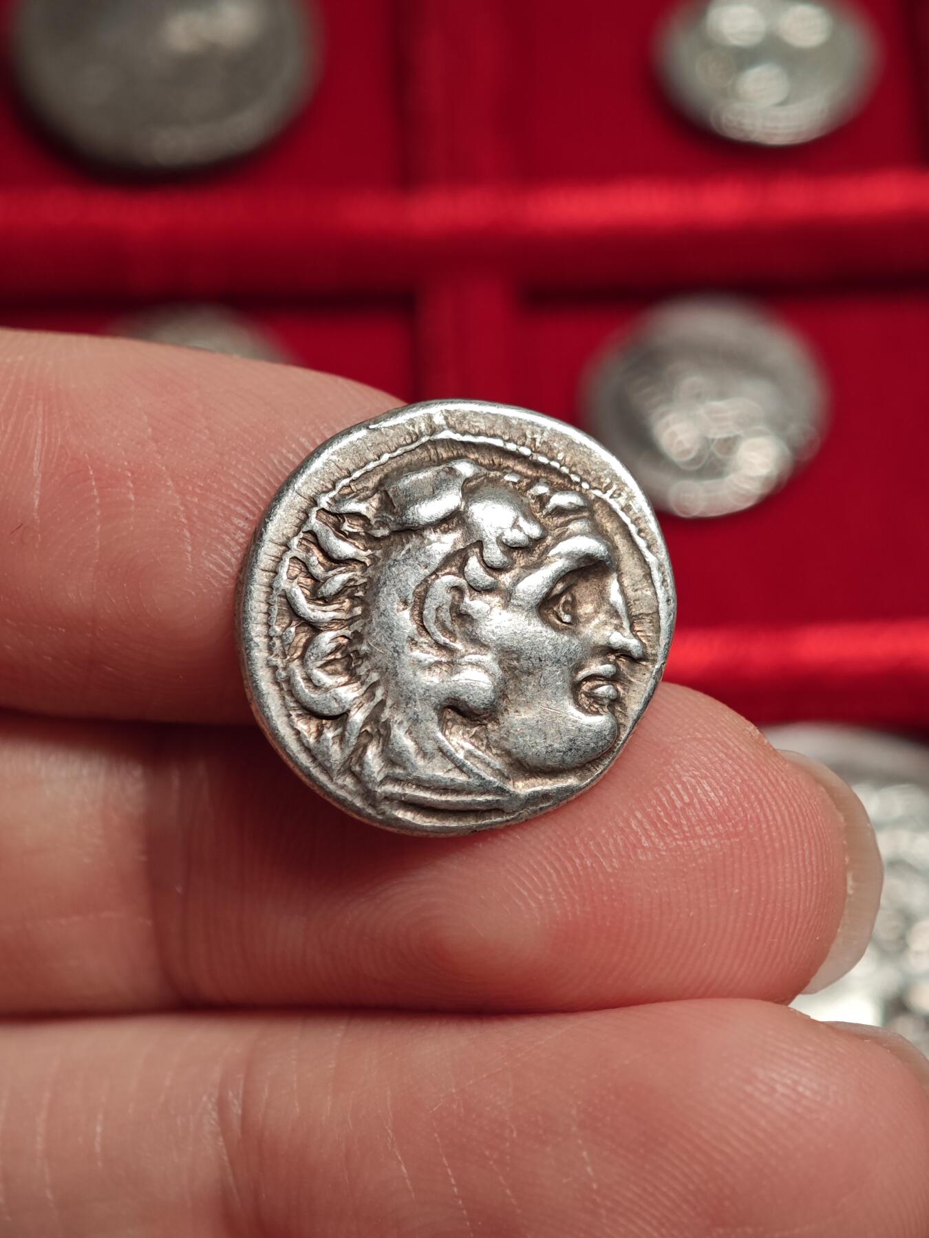 古希腊亚历山大大力神一德银币