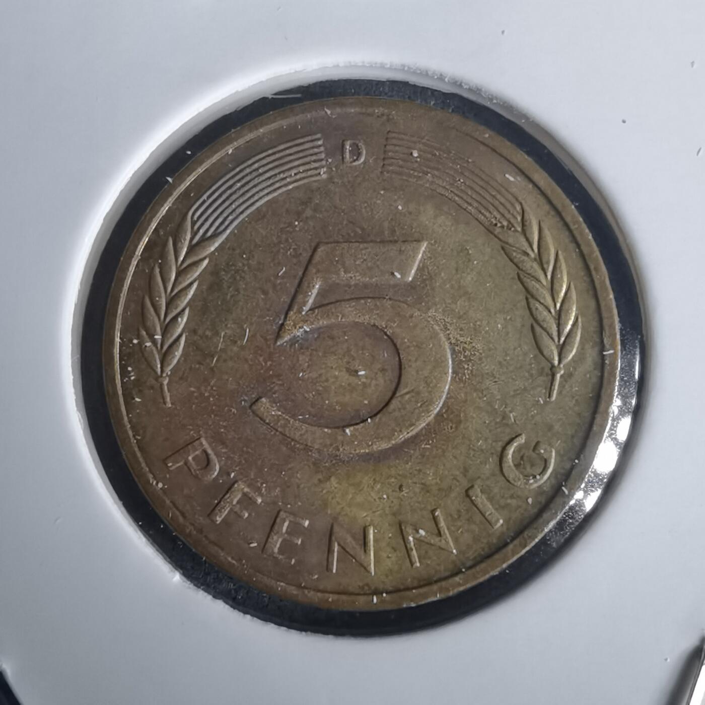 沼泽如烟--第976场 德国1996年5芬尼