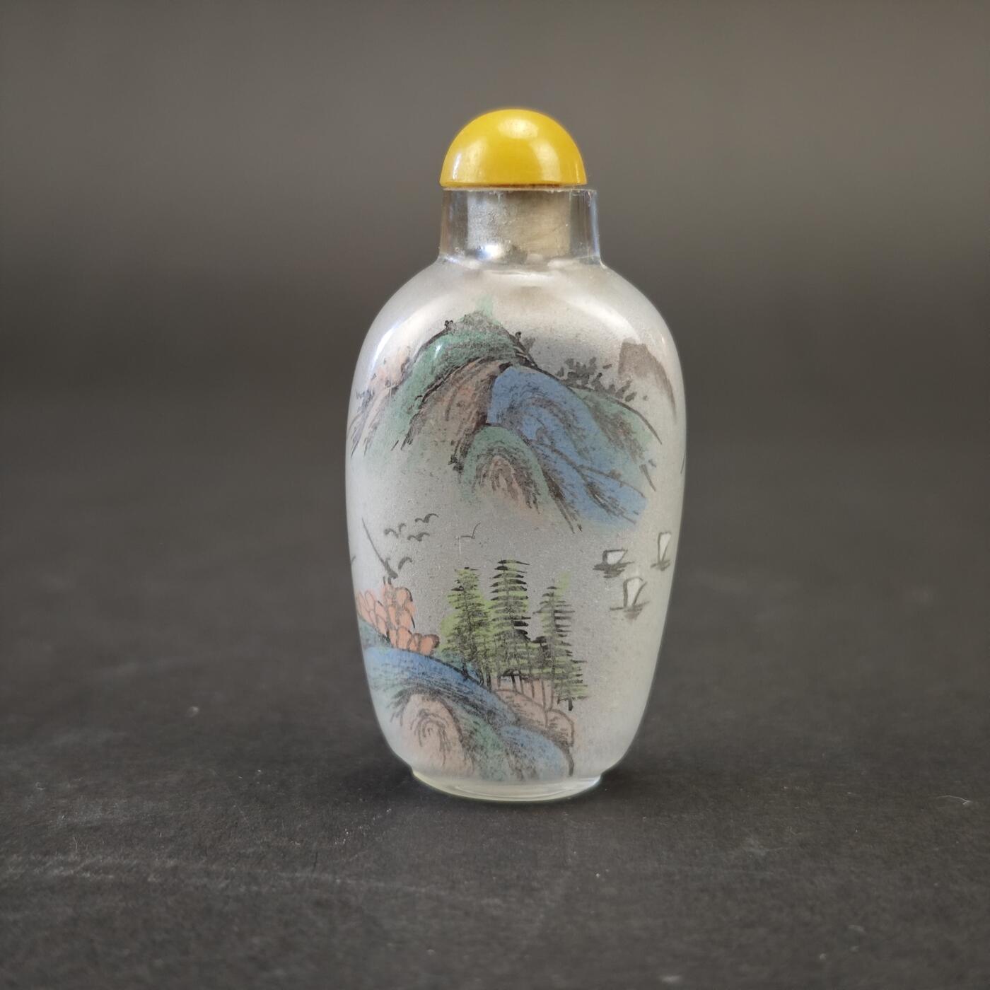 上海都达杂项专场九（全场包邮） 清 内画山水鼻烟壶1-542