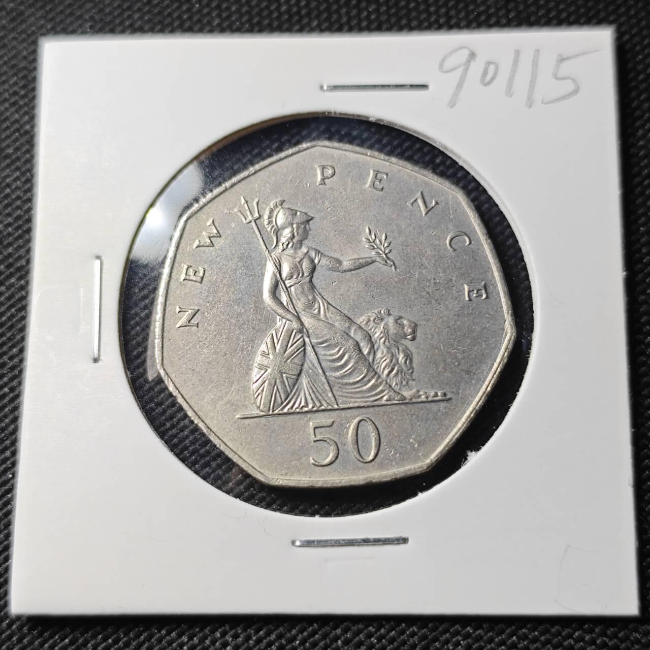 KK钱币收藏小铺  第390期  2月预留时间 周末发货  1979英国大5便士