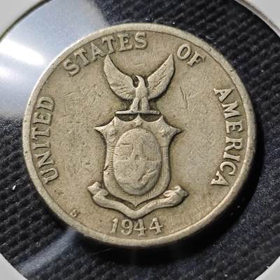 KK钱币收藏小铺  第390期  2月预留时间 周末发货 -  美属菲律宾5分镍币