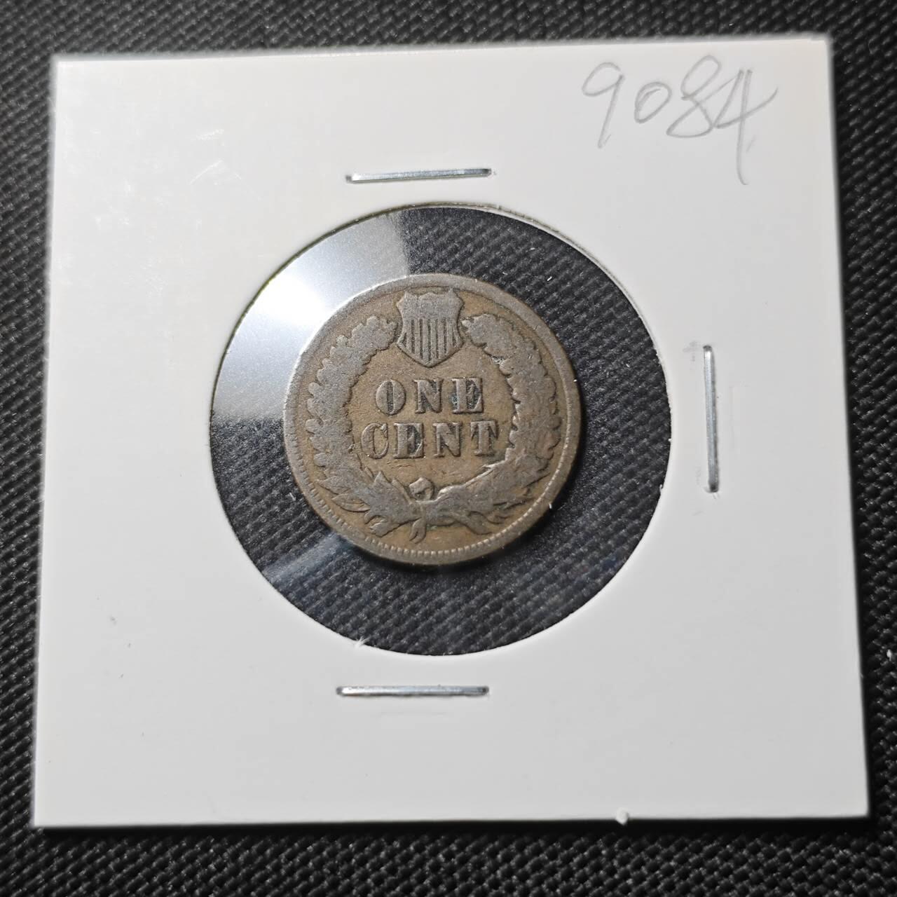 KK钱币收藏小铺  第390期  2月预留时间 周末发货  1904美国1分