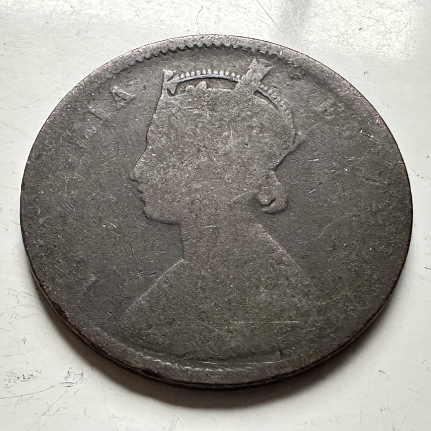 🌹外币初藏🌹🐯2026年第13场  每周二四六晚8️⃣点 接代拍 英属印度1879年1/4安娜